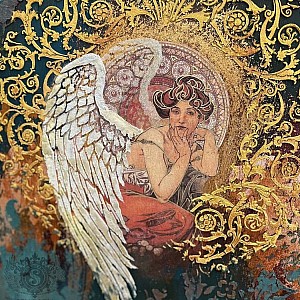 Трафарет - Путь Изобилия - Фотография интерьере 7