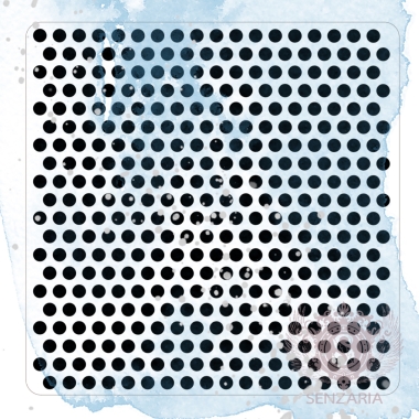 Трафарет - Горошины