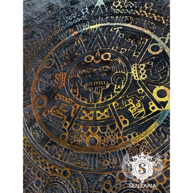 Трафарет - Календарь Майя Трафарет - Календарь Майя