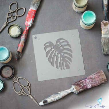 Трафарет - Монстера