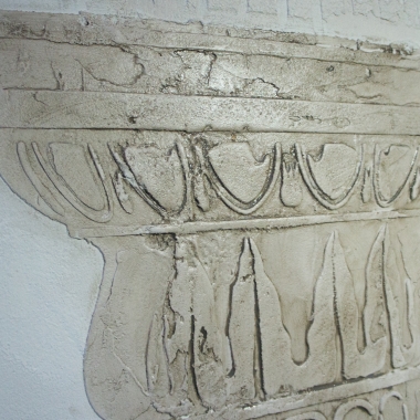 Трафарет - Колонна Лиственная Трафарет - Колонна Лиственная