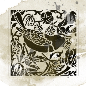 Трафарет - Клубничный воришка мини 1